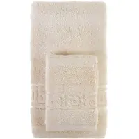 Cawö Handdoek Cawö Noblesse Uni Nature (50 x 100 cm) (set van 3)