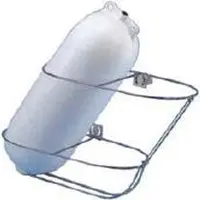 Goldenship 2 Fenders Holder Wit 22 x 63 cm