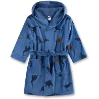 Sanetta Badjas blauw / donkerblauw / bruin