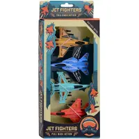 Johntoy Action Fighters 26004 - Straaljagers - 4 stuks - Multicolor