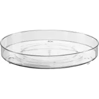 XIVADA Draaiplateau Suna - 27 cm - Lazy Suzan - Pet - Transparant