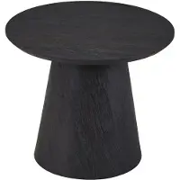 Rousseau Bijzettafel / salontafel 'miklos' 60 cm rond decor donker