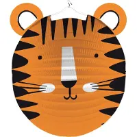 Amscan Tijger lampion 25cm | per stuk