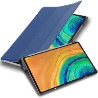 Cadorabo Tablet Book (MIT Wake Up) Cover (Huawei MatePad Pro 10.8 (2019)), Tablethoes, Blauw