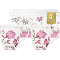 Pip studio Mok Jolie Tulip Pink 450ml (Set van 2)