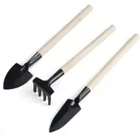 QUVIO Mini tuingereedschap set van 3 - 21,5 x 4 cm