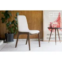 PIB Beige stoffen stoel Estella