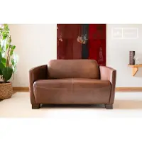 PIB Red Baron leren bank industriele stijl