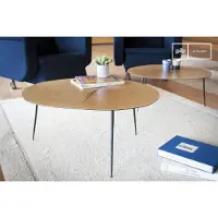 PIB Ronde metalen salontafel Een Xylème