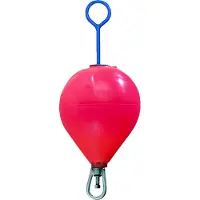 PLASTIMO Short Rod Mooring Buoy Oranje 45 cm