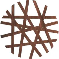 Krumble Pannenonderzetter - Rond - Hout