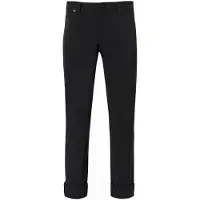 Alberto Bike Regular Fit Broek zwart, Effen