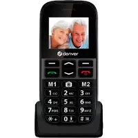 Denver Senioren Mobiele Telefoon 4G - Grote Toetsen - SOS knop - Smartphonevrij opgroeien - Oplaadstation - GSM - Volledig NL en FR - BAS18600L