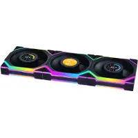 Lian Li Ventilator - LIANLI - Uni Fan SL 120 LCD ARGB - Zwart - LCD-scherm - 4-pins connector