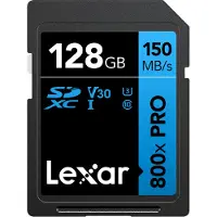 Lexar SDXC 800x PRO Blue Series 128GB UHS-1 V30
