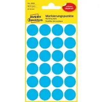 Avery Markeringspunten Ø 18 mm, blauw 3005 - 8 stuks