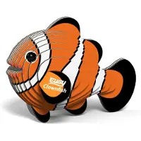 Eugy 3D Puzzel - Clownvis - Zeedieren - Duurzaam - Verzamel Ze Allemaal - 6 Jaar