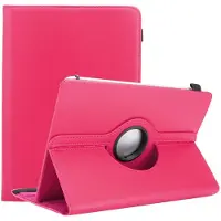 Cadorabo Tablethouder Universeel 360 graden (Alcatel 3T), Tablethoes, Roze
