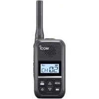 Icom IC-U20SR - PMR446 portofoon - Compact lichtgewicht 21 uur batterijduur - Zwart