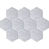QUVIO Memobord - Hexagon Bulletin board - Set van 10 - Vilt