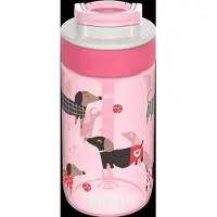 Kambukka Lagoon Drinkfles voor kinderen 400ml Diva Dogs - met geïntegreerd rietje - drinkbus kinderen - drinkbeker voor school