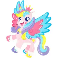 Toi-Toys Little Stars Foam Vloerpuzzel Eenhoorn, 36st.