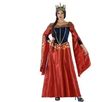 Atosa Medieval Queen Costume Rood XS-S Kinderen