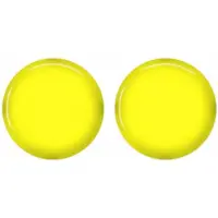 Charme Bijoux Clip oorbellen -geel -1.5 cm-geen gaatje-
