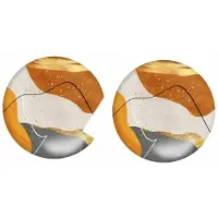 Charme Bijoux Clip oorbellen grijs Axelle 2 cm