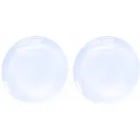 Charme Bijoux Clip oorbellen Wit 2.5 cm