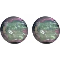 Charme Bijoux Clip oorbellen- Olena- 14 mm- grijs- geen gaatje-