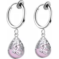 Charme Bijoux Klem oorbellen- juliette- roze-geen gaatje-