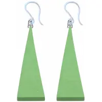 Charme Bijoux Allergievrij oorhangers groen hout Saheli-