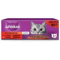 Whiskas 1+ Klassieke Selectie in Gelei - 60 zakjes van 85 g