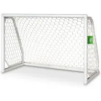 Exit - Scala aluminium football goal 120x80cm - white (42.12.08.20)
