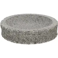 Esschert Design Vogeldrinkschaal Vogelbad Graniet - Rond - Vogelbad en Waterbad - - Grijs - FB663