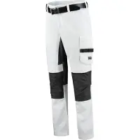 Tricorp schildersbroek twill Cordura stretch 502016 56 / Wit