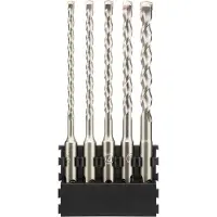 Dewalt Accessoires Houder + SDS Plus | 5 stuks | 5.5x160 mm x1, 6x160 mm x1, 7x160 mm x1, 8x160 mm x1, 10x160 mm x1 - DT70835-QZ