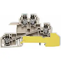 Weidmuller 1030700000-50 Verdeler-serieklem Schroeven Donkerbeige 50 stuk(s)