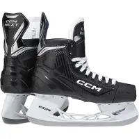 CCM - Next - IJshockeyschaatsen - Schaatsen heren - Zwart - Comfortabel & Stabiel Recreatief Gebruik - Regular Fit - Maat EU 47