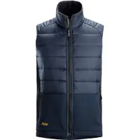 Snickers 4902 Hybride Vest Marineblauw/Donkermarineblauw melange maat XL heren