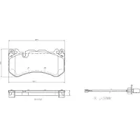 Brembo Remblokset, schijfrem P 50 164