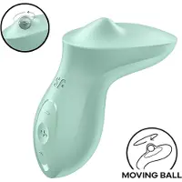 Satisfyer Exciterrr - clitoris vibrator met roterende kralen - groen
