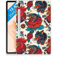 B2Ctelecom Tablet Backcover met foto voor Samsung Galaxy Tab S7FE Old Skool