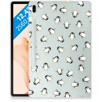 B2Ctelecom Hippe Hoes voor Samsung Galaxy Tab S7FE Pinguïn