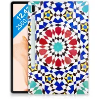 B2Ctelecom Samsung Galaxy Tab S7FE Tablet Back Cover Mozaïek