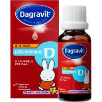 Dagravit Vitamine D Aquosum Druppels Kids - 4 x 25 ml - Voordeelverpakking