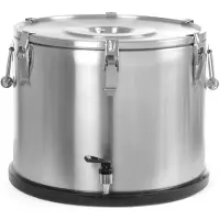 Hendi Serie - Stalen Thermische Container - Kraan - 50L