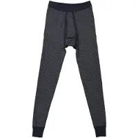Schiesser Lange onderbroek 'Feinripp Melange' donkerblauw / grijs