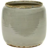 Serax Costa Pot L D25 H26 - Bloempotten Keramiek Grey - B7617108